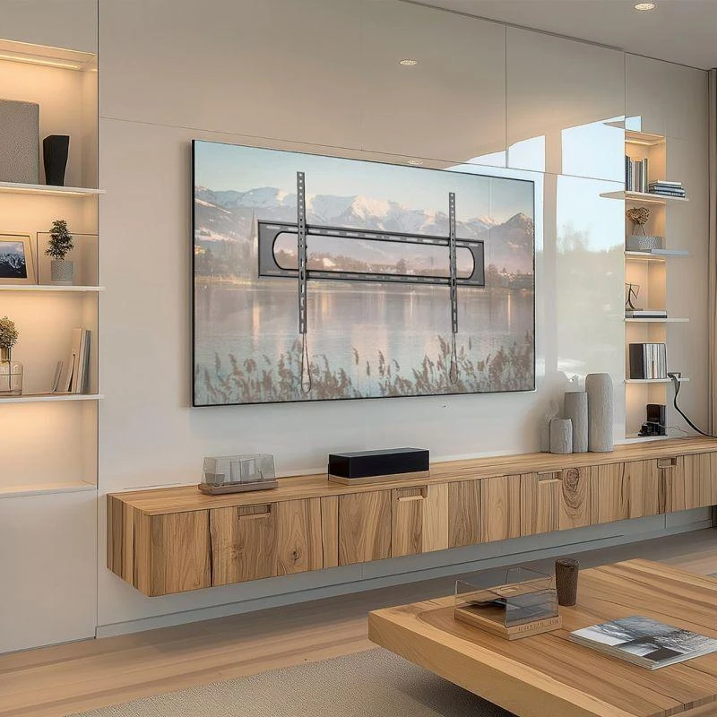 Maclean televizoriaus arba monitoriaus laikiklis, maks. VESA 900x600, 60-120", 120 kg, juoda, MC-750N