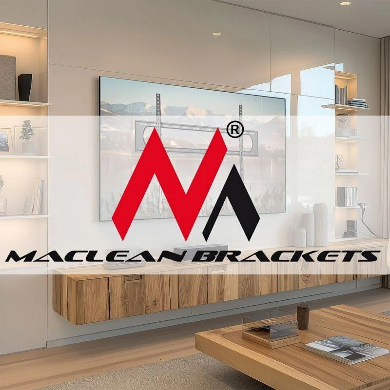 Maclean televizoriaus arba monitoriaus laikiklis, maks. VESA 900x600, 60-120", 120 kg, juoda, MC-750N
