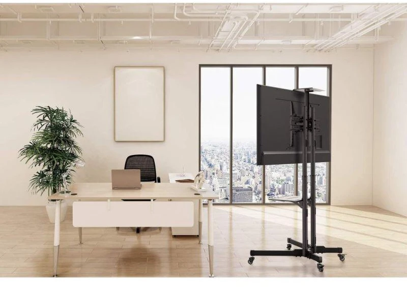 Manhattan 461238 monitoriaus laikiklis arba stovas 177,8 cm (70") Juoda