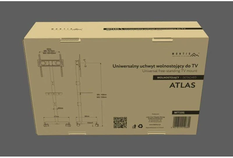 Mobilus televizoriaus laikiklis „Montis MT191 ATLAS“ 152,4 cm (60")