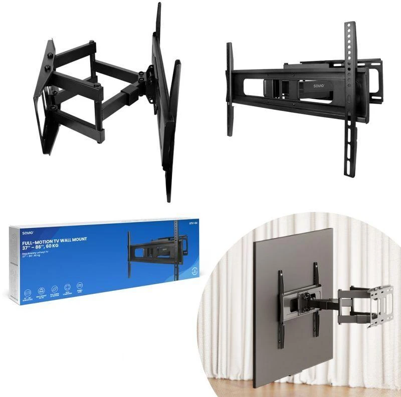 Savio UTV-04 TV mount/stand 2.18 m (86") Juodas