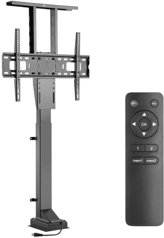 Elektrinis ištraukiamas televizoriaus laikiklis Maclean MC-866 | 37''-65'' | maks. 50kg | VESA 600x400