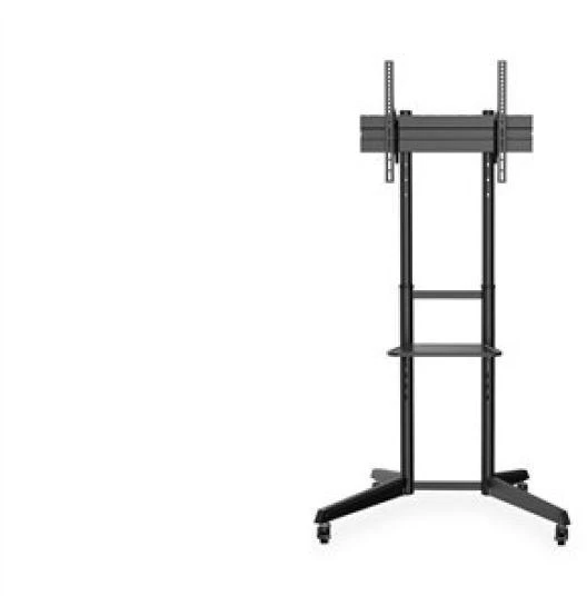 Laikiklis Digitus Skaitmenas | Grindinis stovas | DA-90447 | Vežimėliai ir stovai | 37-70 " | Maksimalus svoris (keliamoji galia) 50 kg | Juodas