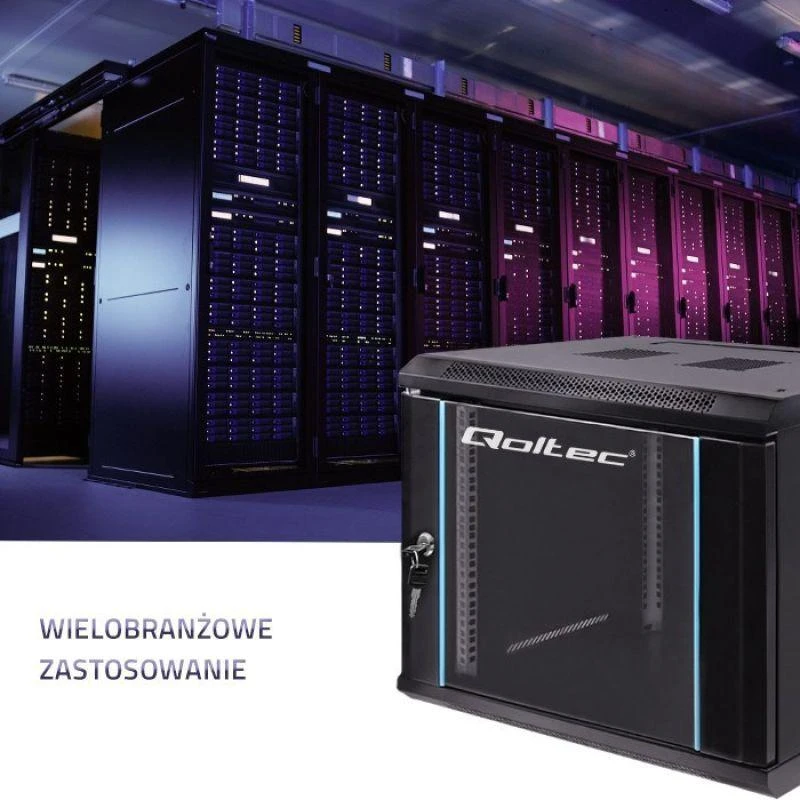 QOLTEC 54463 Rack spintelė 19 colių 9U 600x501mm