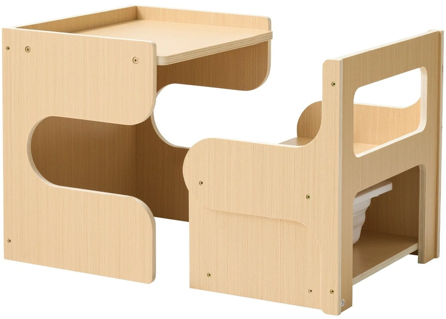 VEVOR Montessori nujunkymo stalo ir kėdės komplektas