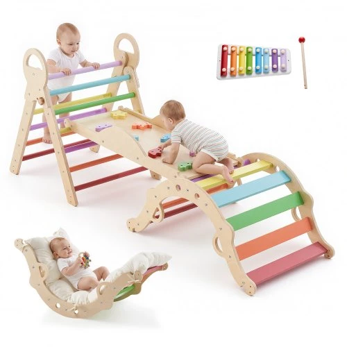 VEVOR Montessori laipiojimo rinkinys vaikams, 9-in-1