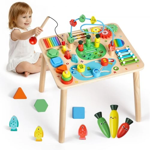 VEVOR Montessori veiklų stalas vaikams 1–3 m.
