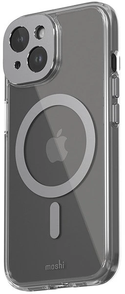 Dėklas Moshi iGlaze MagSafe do iPhone 15 (Meteorite Gray)