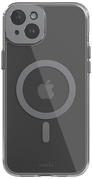 Moshi iGlaze MagSafe - dėklas skirtas Apple iPhone 15 Plus Meteorite Gray