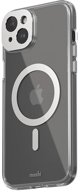 Moshi iGlaze MagSafe - dėklas skirtas Apple iPhone 15 Plus Luna Sidabrinis