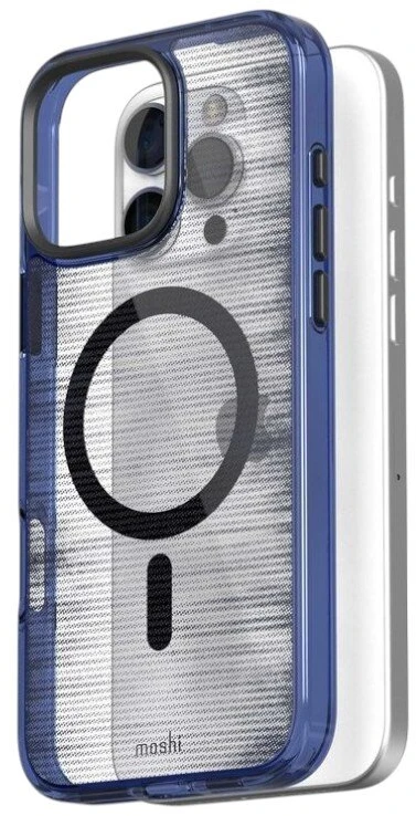 Moshi iGlaze MagSafe - dėklas skirtas Apple iPhone 16 Pro Dusk Indigo