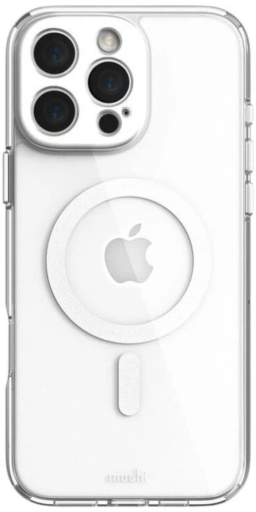Moshi iGlaze MagSafe - dėklas skirtas Apple iPhone 16 Pro Max Luna Sidabrinis