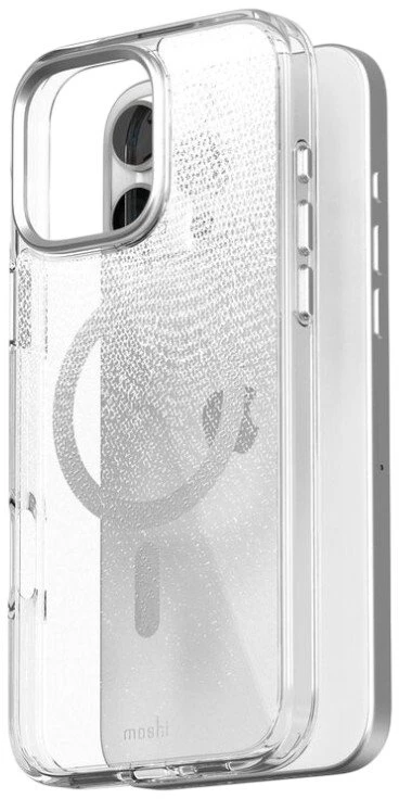 Moshi iGlaze MagSafe - dėklas skirtas Apple iPhone 16 Pro Max Mist Baltas