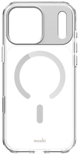 Moshi iGlaze MagSafe - dėklas skirtas Apple iPhone 17 Pro Max Luna Sidabrinis
