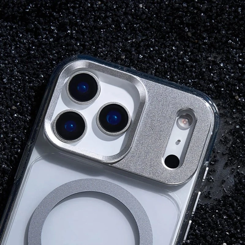 Moshi iGlaze MagSafe - dėklas skirtas Apple iPhone 17 Pro Max Luna Sidabrinis