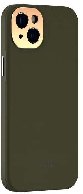 Dėklas Moshi Napa MagSafe - Leather case for Apple iPhone 14 Max Juniper Žalias