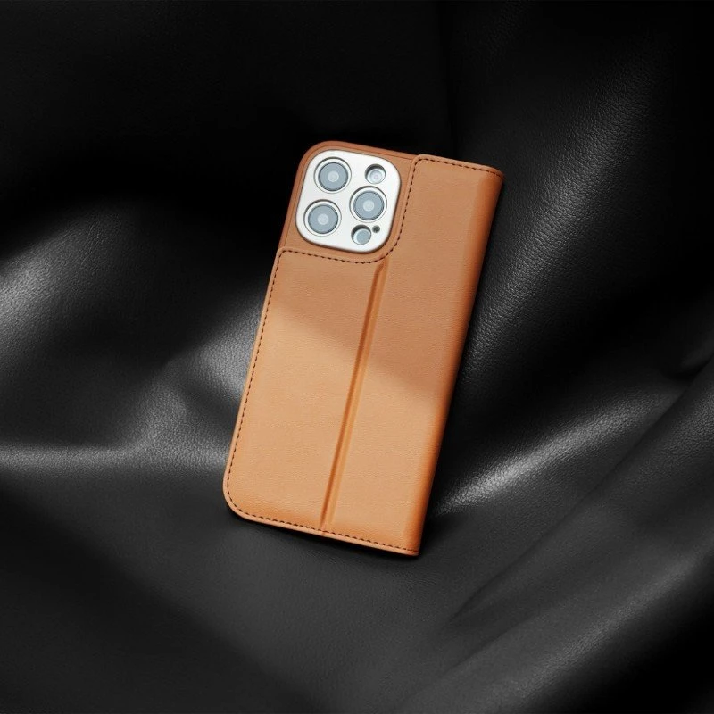 Moshi Overture MagSafe - 3-in-1 Leather Flip dėklas skirtas Apple iPhone 16 Pro Caramel Brown