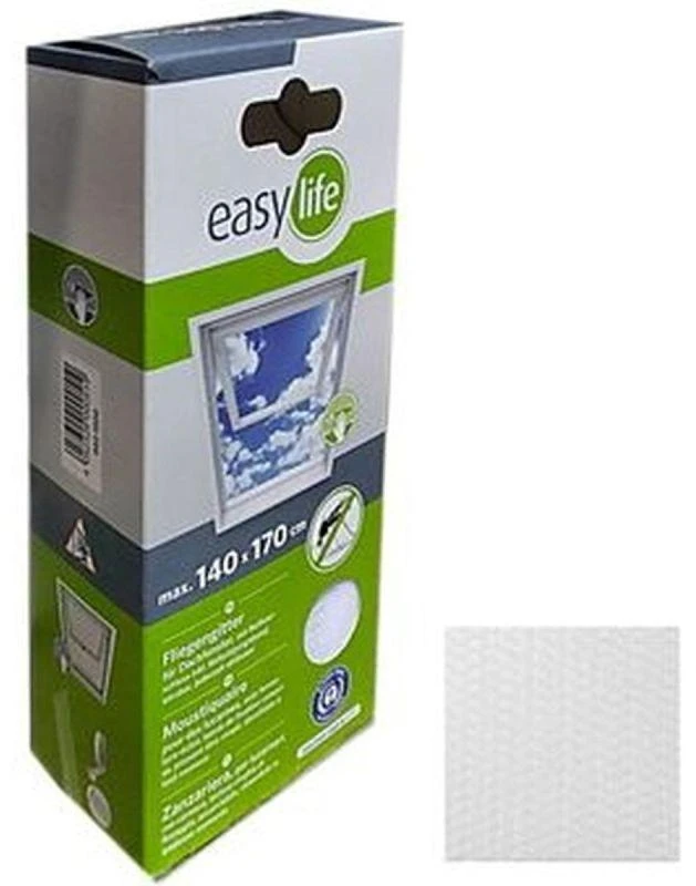 Easy Life Mako TINKLELIS NUO UODŲ STOGO LANGUI 140X170 Baltas POLIESTERIS+LIPNI JUOSTELĖ 9000519