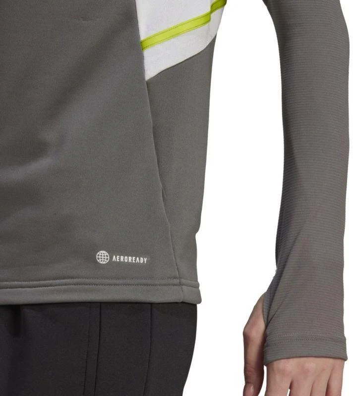 Moterims adidas Condivo 22 treniruočių džemperis pilkas HD2308