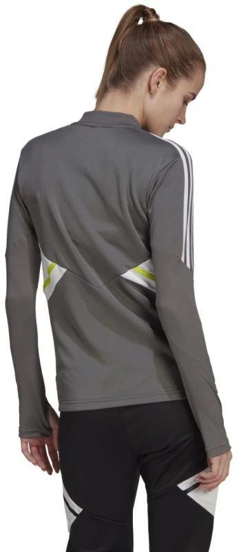 Moterims adidas Condivo 22 treniruočių džemperis pilkas HD2308