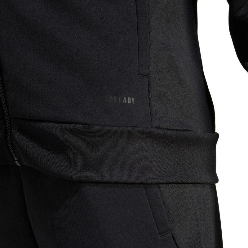 Moterims adidas Tiro 25 Sportinis džemperis su pilnu užtrauktuku, juodas JD9079