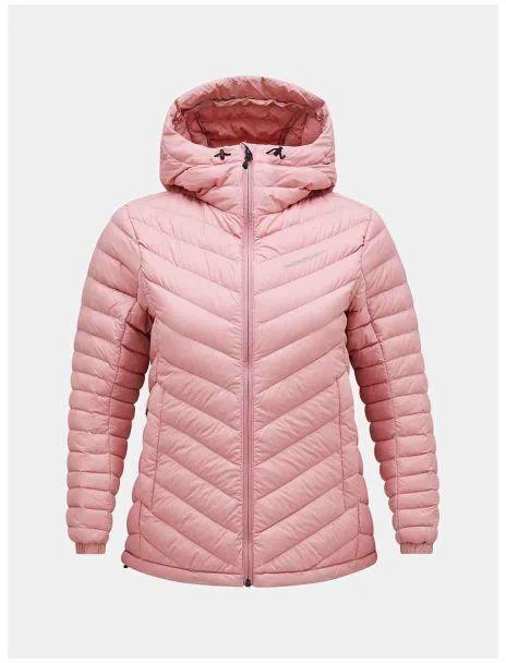 Moterims Frost Down Hood striukė rožinė Peak Performance