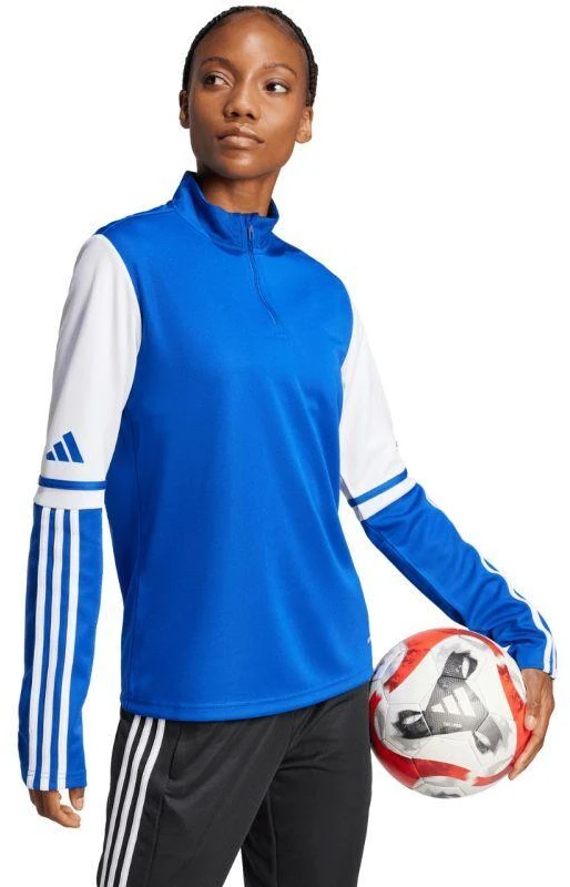 Moterims skirtas adidas Squadra 25 treniruočių viršutinė dalis mėlyna JD3019
