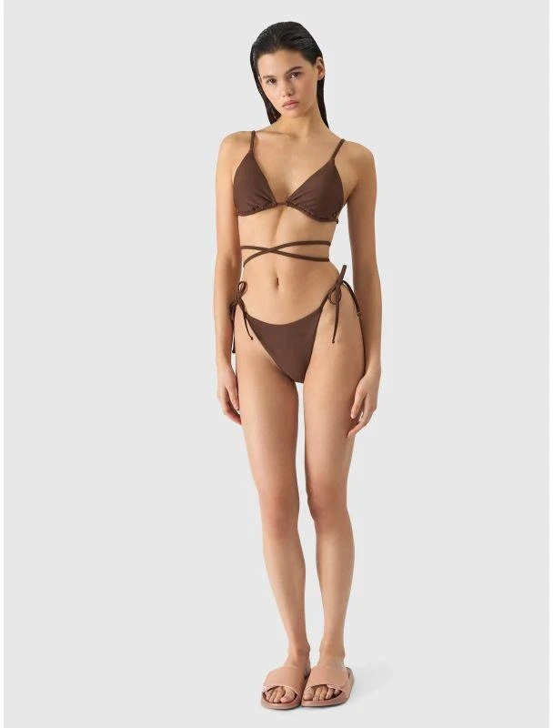 Moterims skirtas bikini viršus 4FWSS24UBKBF042-81S Rudas 4F