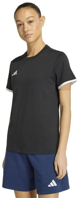 Moterims skirti adidas Entrada 26 marškinėliai juodi JZ6682