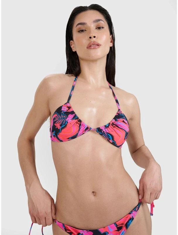 Moterims suvarstomas ant kaklo bikini viršus 4F 4FWSS25UBKTF075-54A