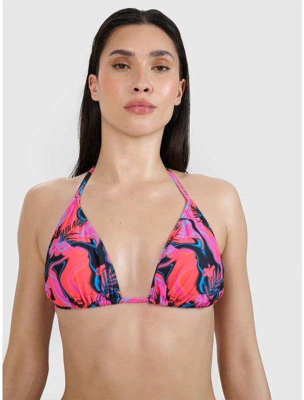 Moterims suvarstomas ant kaklo bikini viršus 4F 4FWSS25UBKTF075-54A