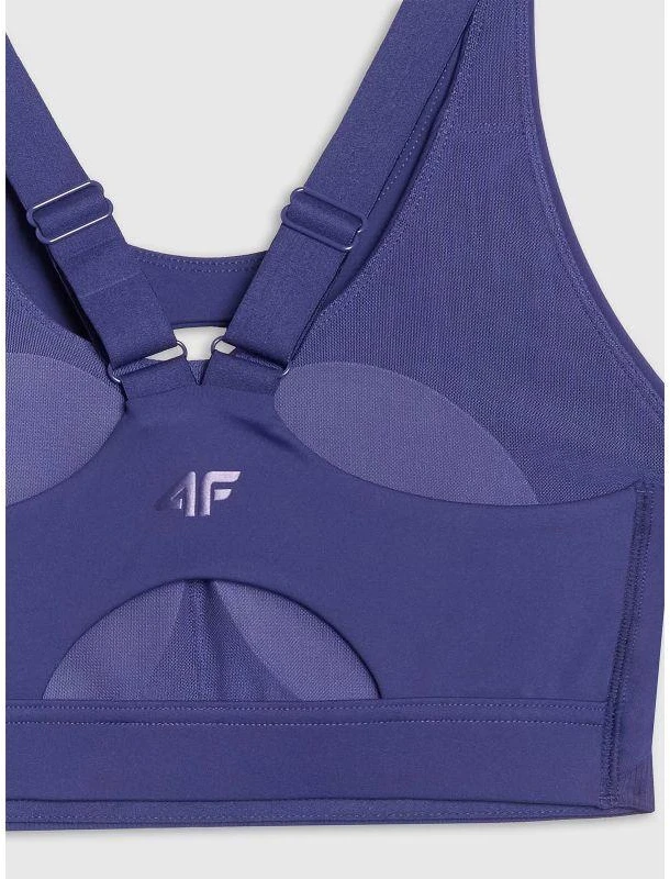 Moterims vidutinio palaikymo sportinė liemenėlė 4F 4FWSS25USBAF150-30S