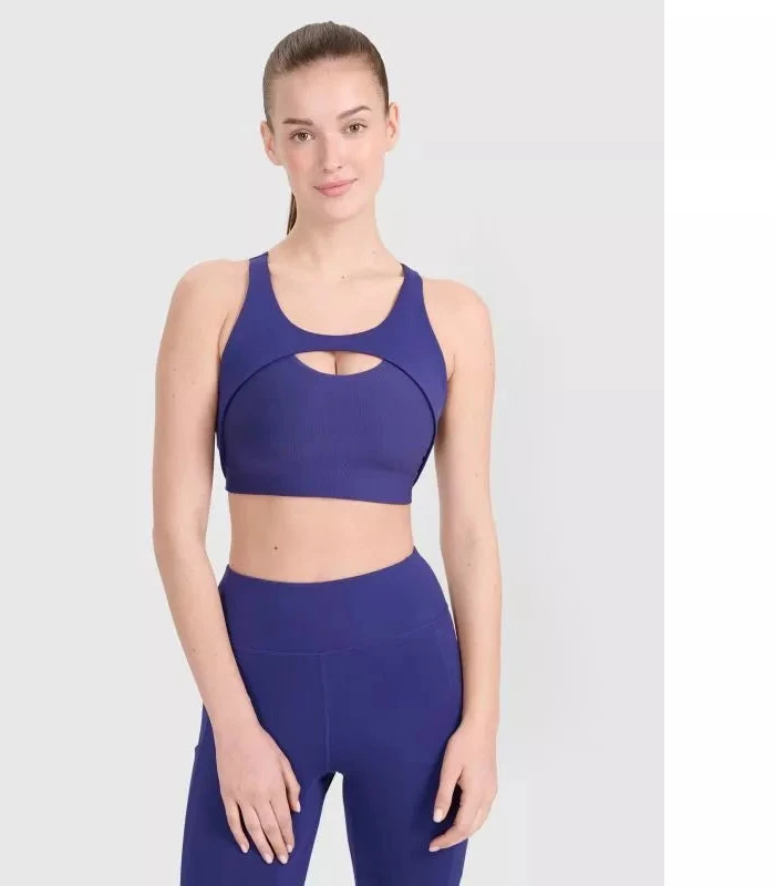 Moterims vidutinio palaikymo sportinė liemenėlė 4F 4FWSS25USBAF150-30S