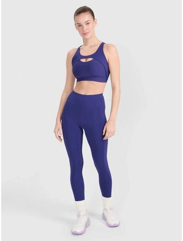 Moterims vidutinio palaikymo sportinė liemenėlė 4F 4FWSS25USBAF150-30S