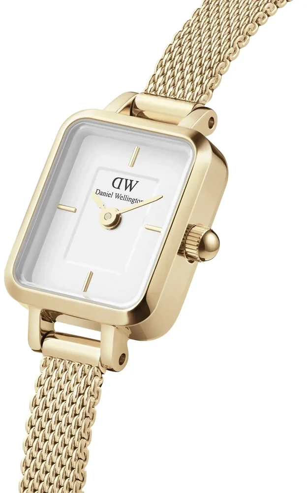 MOTERIS LAIKRODIS DANIEL WELLINGTON Quadro Mini 15mm DW00100725 + BOX (zw524a)
