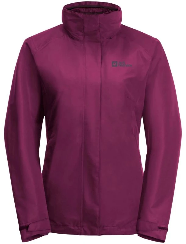 Moteriška 3 viename striukė Jack Wolfskin Geisshorn, violetinė
