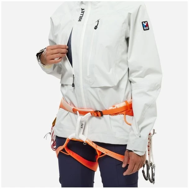 Moteriška alpinistinė striukė Millet Trilogy Icon GTX Pro, smėlio