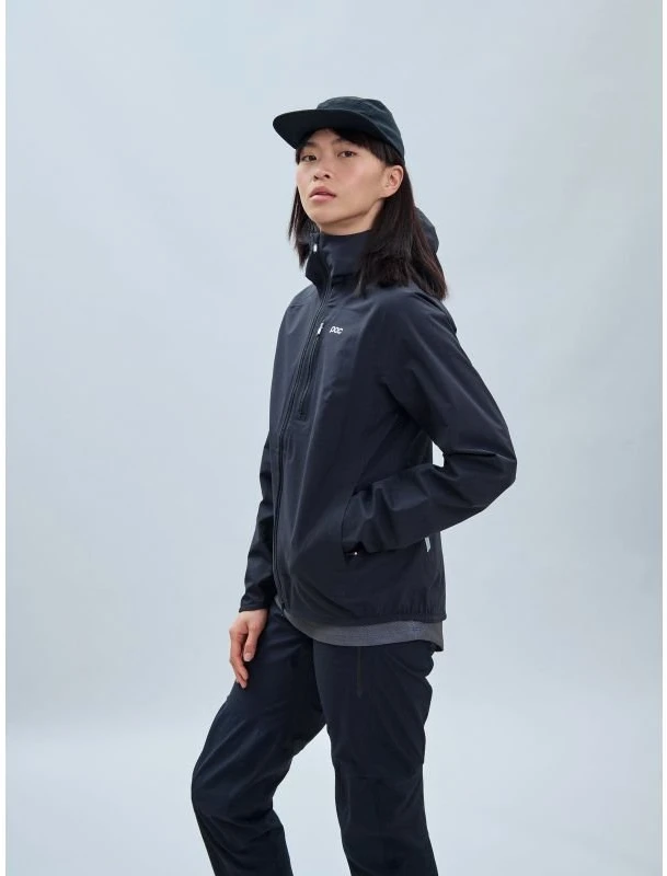 Moteriška dviratininkų striukė nuo lietaus POC Motion Rain, juoda