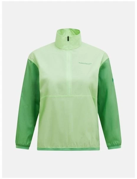 Moteriška elastinga vėjo striukė Peak Performance Wind Crew, žalia