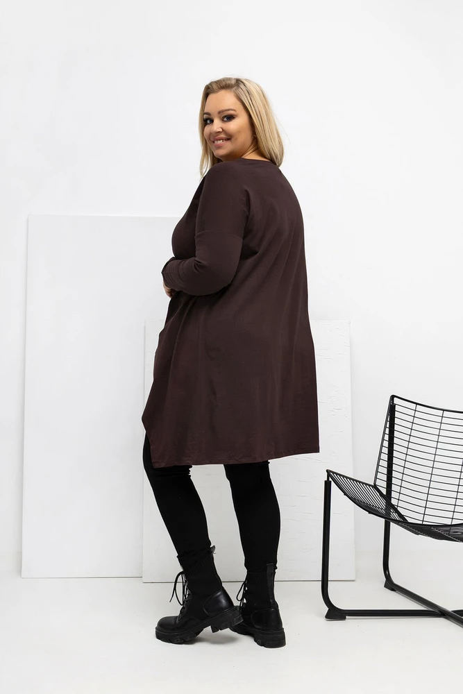 Moteriška ilga palaidinė plus size ilgomis rankovėmis Relevance