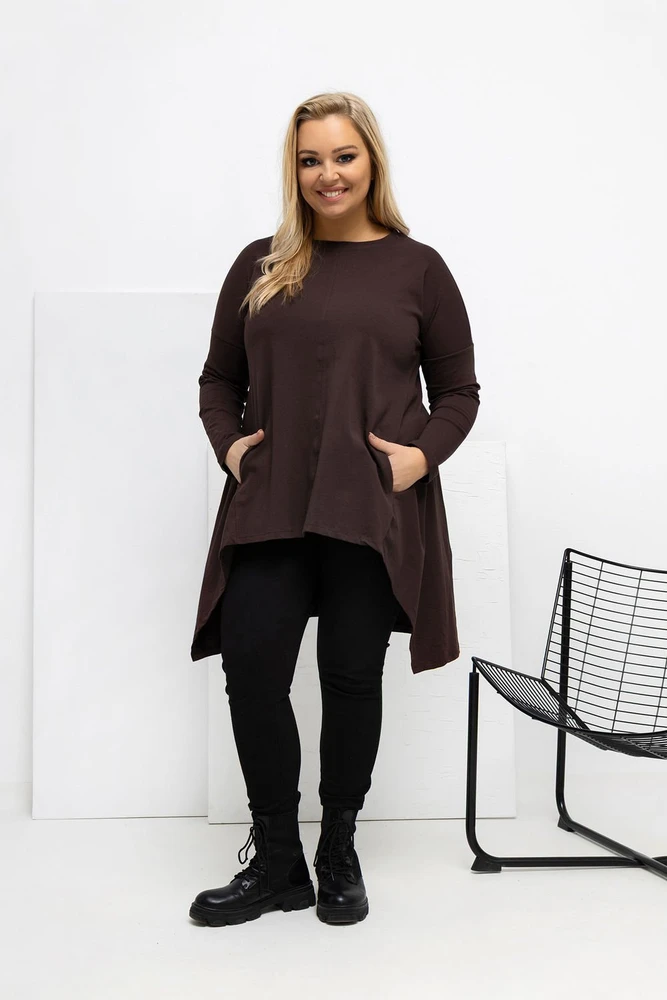 Moteriška ilga palaidinė plus size ilgomis rankovėmis Relevance