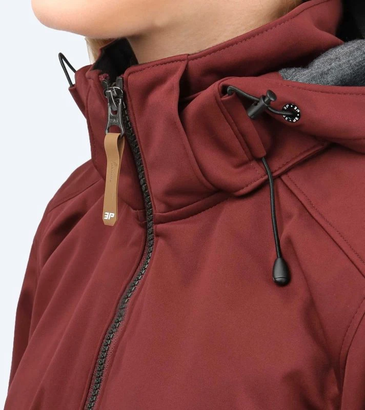 Moteriška ilga softshell striukė Icepeak Pukalani, ruda