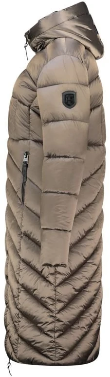 Moteriška ilga striukė Geographical Norway, rusvai pilka