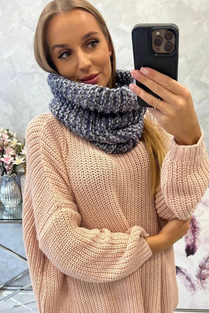 Moteriška kaklo mova KN16, violetinės spalvos
