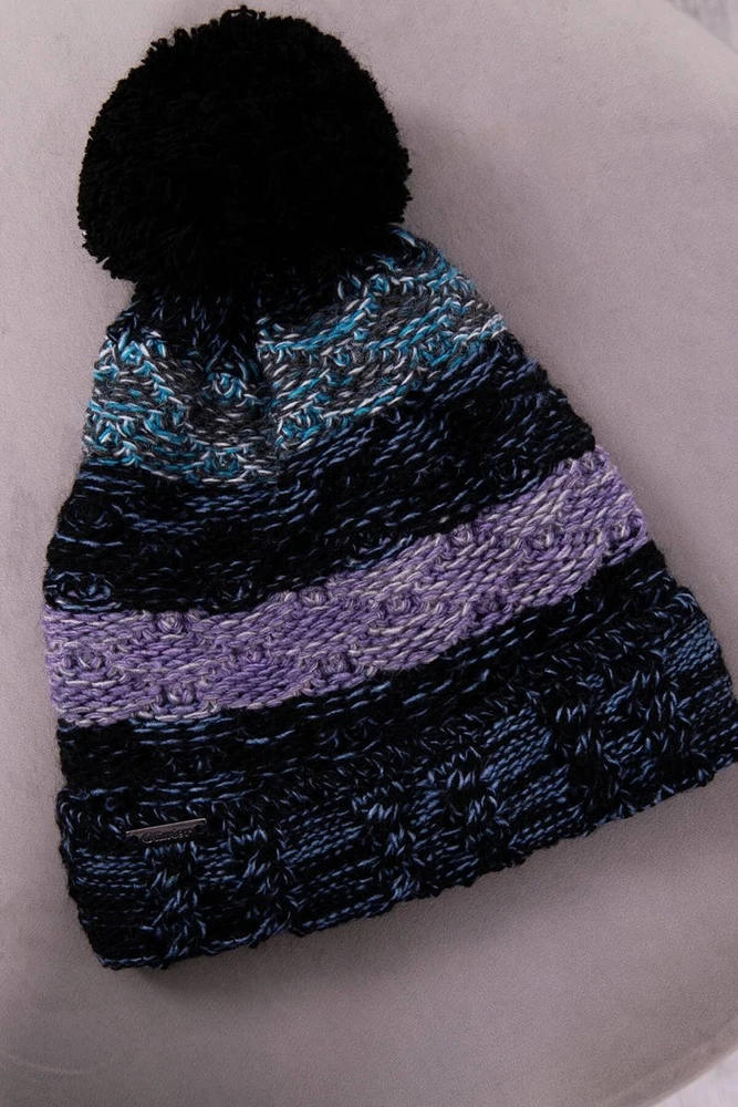 Moteriška kepurė su fliso pamušalu Pola, kavos / garstyčių