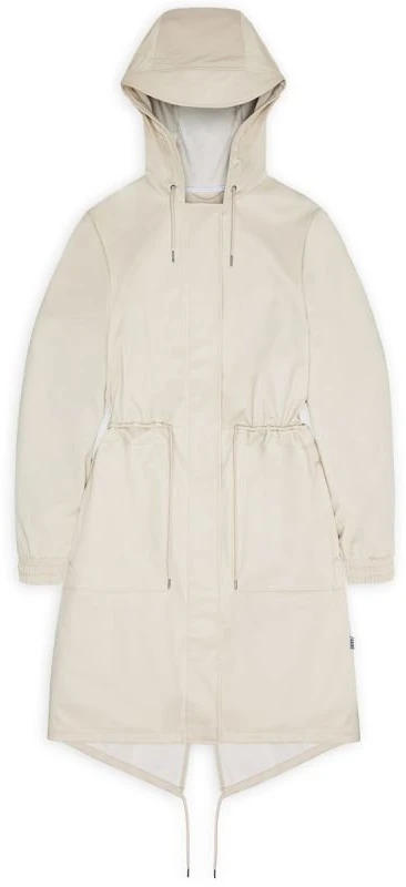 Moteriška laisvo kirpimo parka Rains String, smėlio