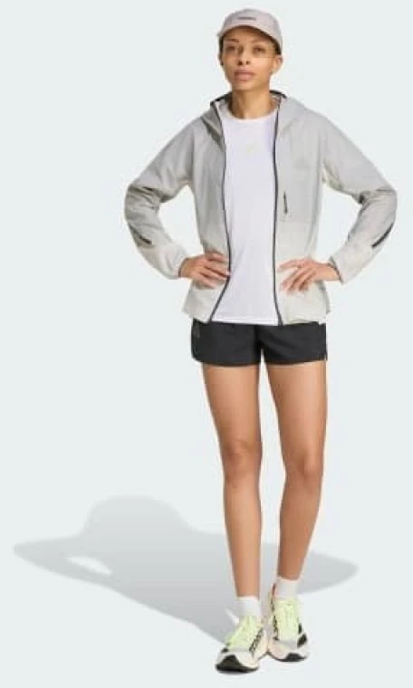 Moteriška lengva vėjo striukė adidas TERREX Xperior CLIMA365, juoda ir balta