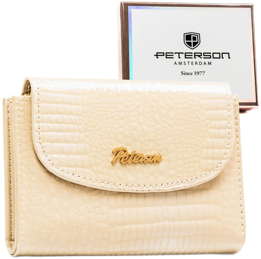 Skórzany damski portfel Peterson PTN-POR-05-RS