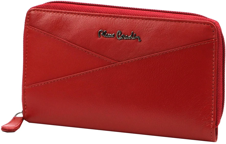 Moteriška natūralios odos piniginė Pierre Cardin, 17 × 10,5 × 2,5 cm