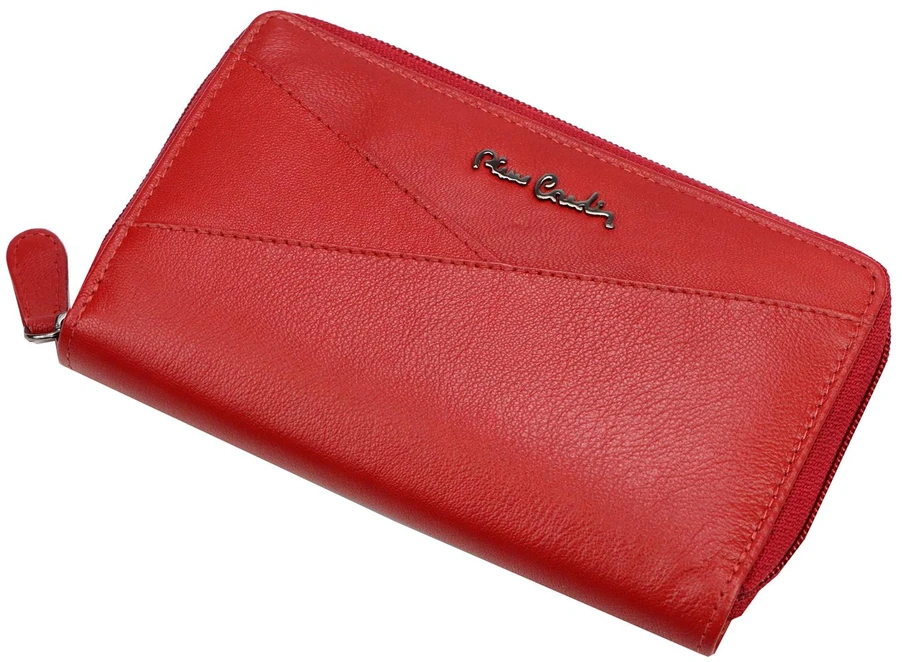 Moteriška natūralios odos piniginė Pierre Cardin, 17 × 10,5 × 2,5 cm